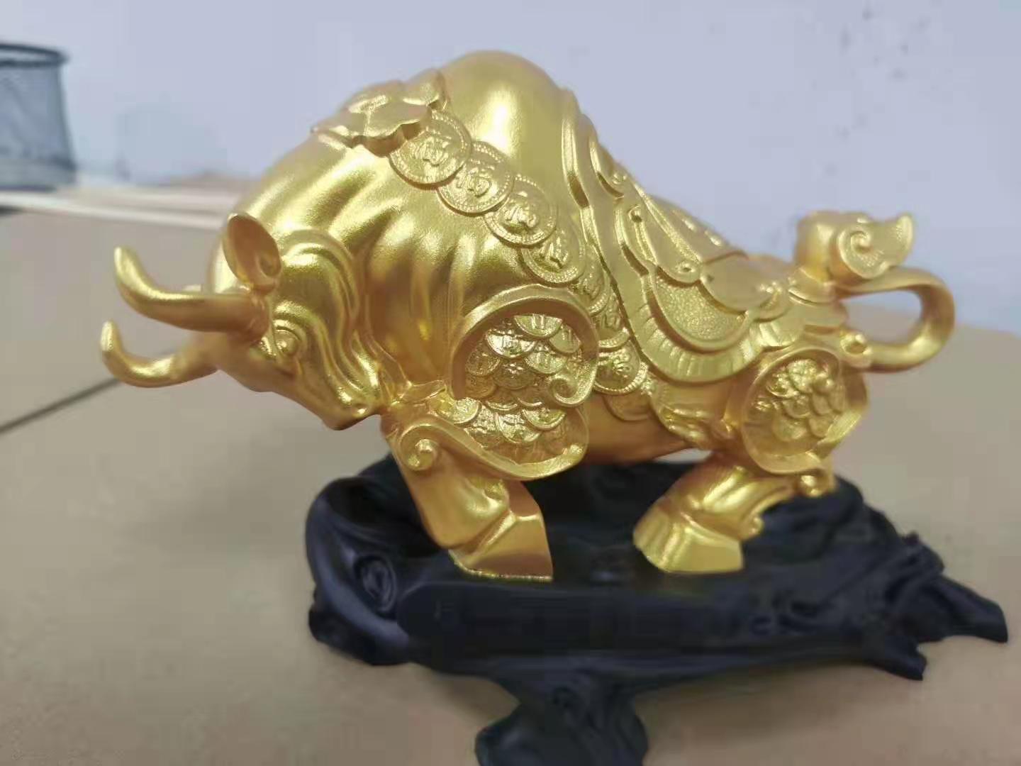 3D打印擺件噴金色 3D打印擺件噴金色